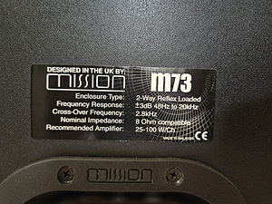 Mission M73 HiFi напольные колонки (4 фото из 4)