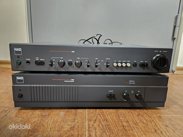 Усилитель мощности серии NAD 1300 и NAD 2100