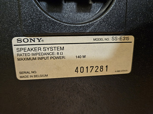 Sony SS-E315 3-Way Loudspeaker System (5 foto / 5)