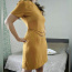 Высококачественное желтое винтажное платье, S (фото #2)