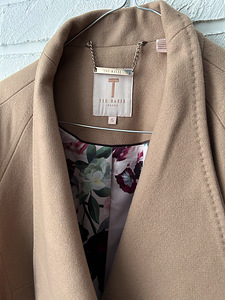 Бежевое пальто ted Baker, 5/XL (9 фото из 9)