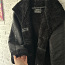 Bastion весна/осень длинное черное пальто с пушистым оттенком (фото #5)