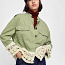 Zara boho stiilis roheline jakk, teksajakk, teksatagi, XS-S (foto #4)
