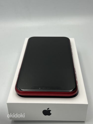 Очень хорошее состояние iPhone XR 64GB Red. Гарантия на аккумулятор 83% (фото #1)