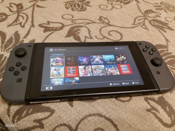 Nintendo Switch v2 garantii ja 11 mänguga (foto #1)