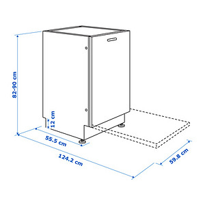 IKEA RENGÖRA integreeritav nõudepesumasin, 60 cm (2 фото из 3)