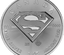 Серебряная монета Канда Супермен 2016 г. 1 унция