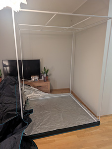 Kasvatustelgi komplekt grow box 150x150x200 cm (10 foto / 10)