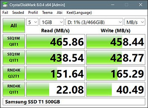 Samsung T1 Portable 500GB USB3.0 External SSD (MU-PS500B/AM) (4 foto / 5)