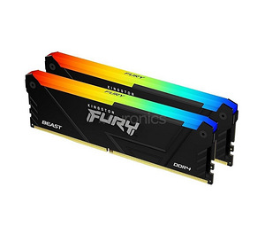 Kingston FURY Beast DDR4-3200 32GB (2x16GB) RGB mälu (uus) (1 foto / 3)