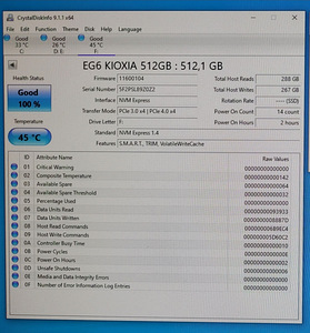 512GB SSD диск Kioxia NVMe Gen4 (Lenovo) (3 фото из 4)