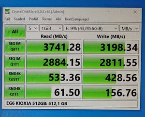 512GB SSD диск Kioxia NVMe Gen4 (Lenovo) (4 фото из 4)