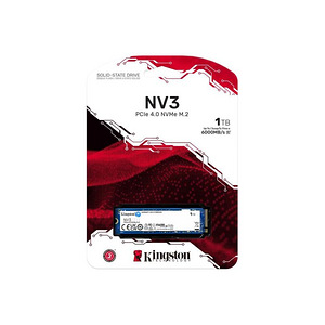 1TB SSD диск Kingston NV3 NVMe M.2 2280 PCIe Gen4 (1 фото из 3)