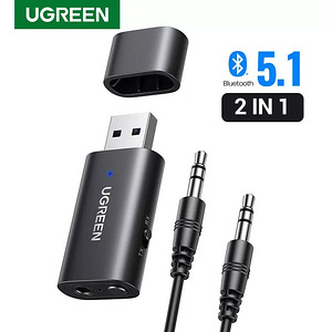 Ugreen Bluetooth 5.1 audio adapter vastuvõtja/saatja 3.5mm