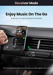Ugreen bluetooth 5.1 аудио адаптер приемник/передатчик 3,5 мм (5 фото из 9)