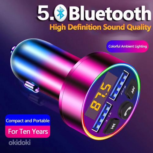 FM transmitter Bluetooth 5.0 toetusega /Saatja