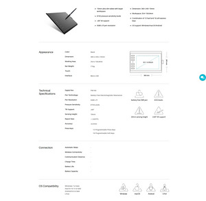 Huion Inspiroy H1060P Graafikatahvel joonistamiseks (7 foto / 7)