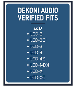 Dekoni Audio kõrvapadjad Audeze LCD seeria (3 foto / 4)