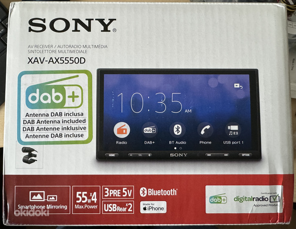2 DIN autoraadio Sony XAV-AX5550D (Android, Carplay) (foto #1)