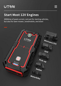 Utrai 2500A One Pro Jumpstarter starter (5 foto / 9)