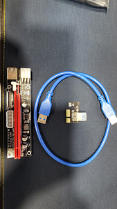 Mining, Riser, PCI Express x1 to x16 VER.SU - 103C high powe (2 foto / 2)