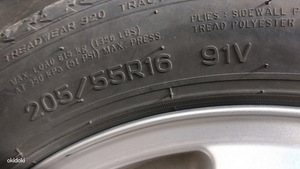 Оригинальное AUDI литые диски Nankang A6 205/55/R16 (2 фото из 2)