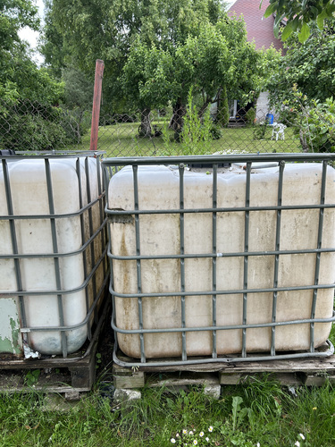 Ёмкость для воды один кубометр пластиковая