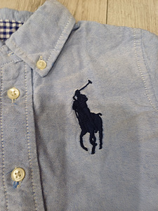 Ralph Lauren särk,hm teksad poisile suurus 86 (3 foto / 9)