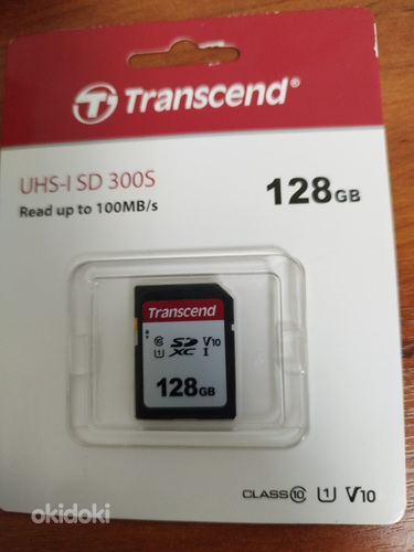 Transcend, 128 ГБ, uhs-i SD 300s (фото #1)