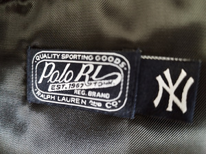 Polo Ralph Lauren NY Yankees MLB Black Leather ,XL (7 foto / 8)