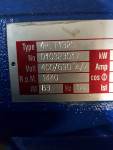 Elektrimootor 4P.T132S, uus (6 foto / 7)