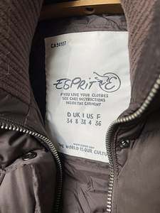 Esprit pruun puffer vest, suurus S (3 foto / 3)