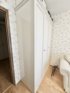 Vintage stiilis riidekapp (valmistatud täispuidust) (3 foto / 4)