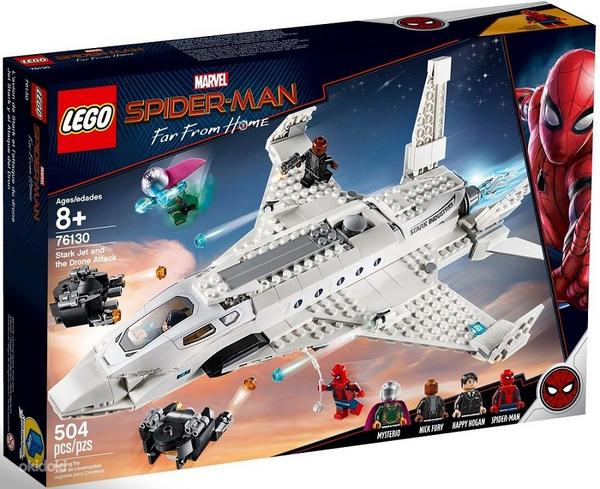 LEGO Marvel Super Heroes Starki Реактивный самолёт 76130 (фото #2)