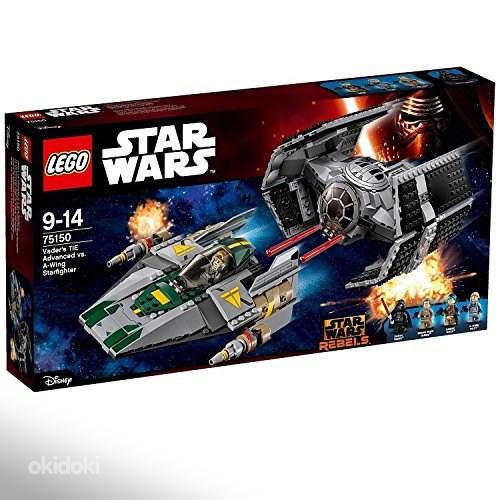 LEGO Star Wars Vader TIE Advanced vs AWing Starfighter 75150 (фото #1)