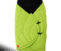 Новая теплая сумка Kaiser Coocoon для автокресла / тележки, зеленая
