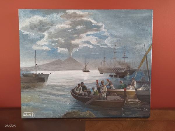 Рыбак в Неаполитанском заливе (фото #1)