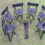 Новые складные походные стулья на 3 ножках, гарантия (фото #1)