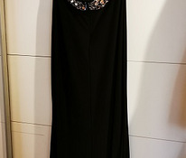 Черное макси платье, размер S/M