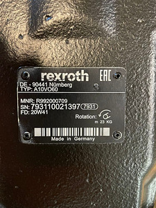 Hüdropump/гидронасос Bosch Rexroth R992000709 (2 фото из 2)