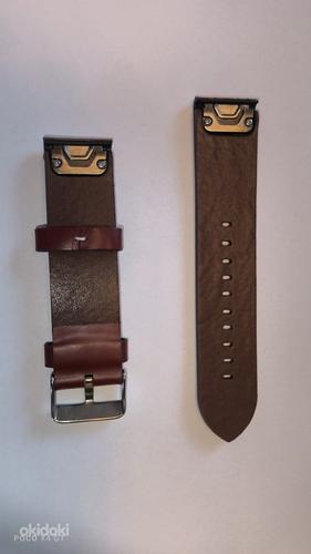Ремешок для часов Garmin, 22 мм, QuickFit, Светло-коричневый (фото #2)