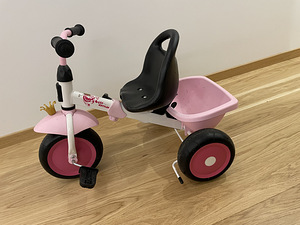 Kolmerattaline jalgratas Kettler Happytrike Princess, roosa (2 foto / 3)