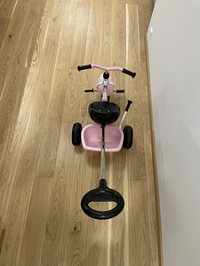 Kolmerattaline jalgratas Kettler Happytrike Princess, roosa (3 foto / 3)