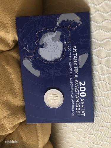 Antarktika 2eur монетная карта (фото #1)