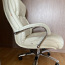 Белое кожаное кресло, размер сиденья XXL (Chairman 402) стул (фото #4)