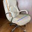 Белое кожаное кресло, размер сиденья XXL (Chairman 402) стул (фото #5)