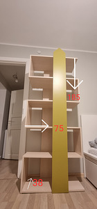 Lastetoa mööblikomplekt: laud ja riiulid (2 foto / 2)