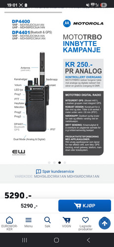 Радиопередатчик DP4400e + дополнительный микрофон