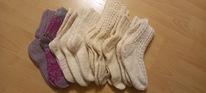Шерстянные носки разные размеры