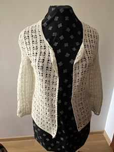 Kootud kardigan/jakk/kampsun 48/50 Uus (Käsitöö) (2 foto / 5)